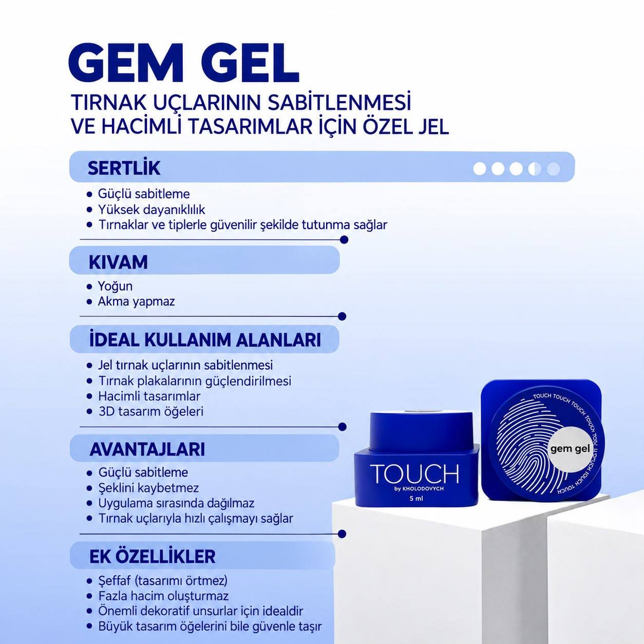 Гель Gem gel, 5 ml — изображение 2